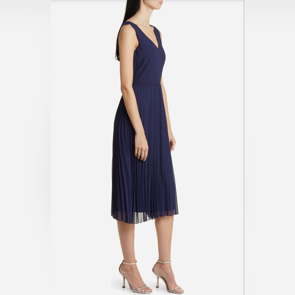 Sam Edelman Pleated Skirt Sleeveless Dress